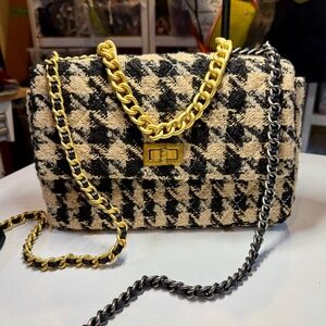 Tweed Flap Bag